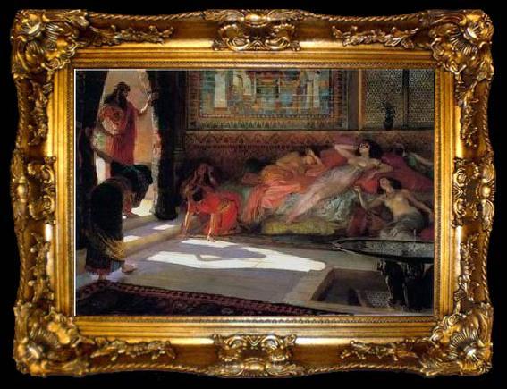 framed  unknow artist Arab or Arabic people and life. Orientalism oil paintings 208, ta009-2